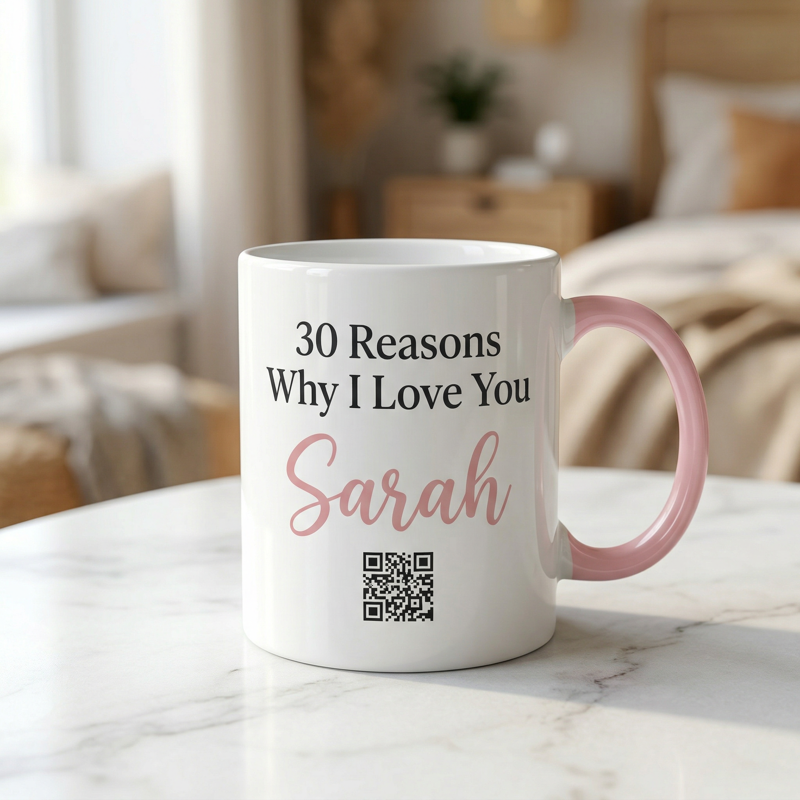 30 Reasons Why I Love You mug